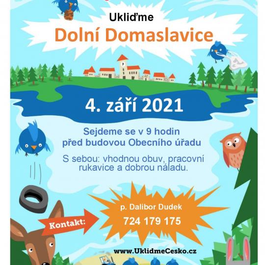 Ukliďme Česko - čištění zátopového pásma Žermanické přehrady v Dolních Domaslavicích 1